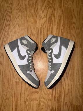 Jordan 1 Retro High OG Washed Black DZ5485-051‼️SHIP NEXT DAY‼️SZ 13M (NO BOX)